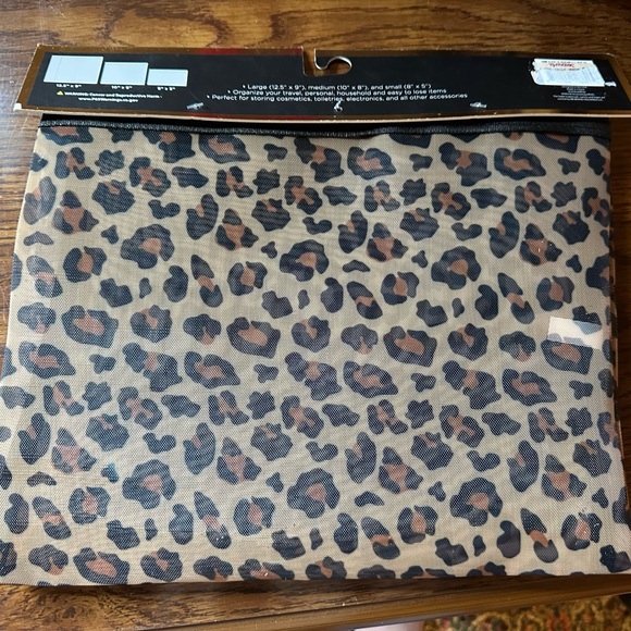 Bebe Animal Print Travel Pouch Trio - Picture 3 of 3